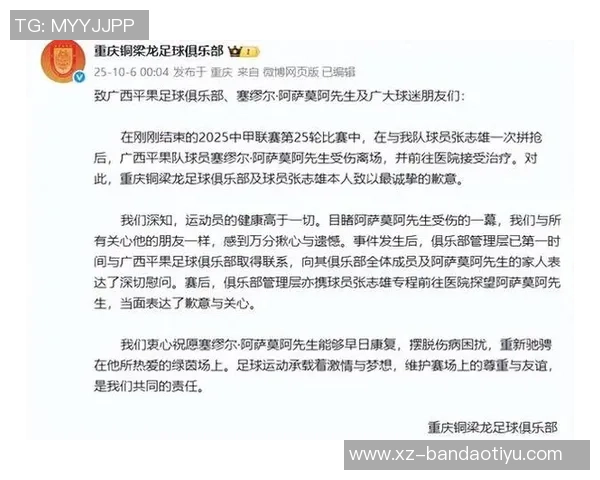 阿萨莫阿受伤责任归咎于广告牌不当设置张志雄并无犯规之嫌